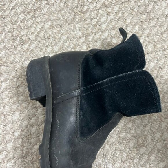 Timberland Bethel Biker boots winter shoes black size 6.5 - Picture 4 of 13